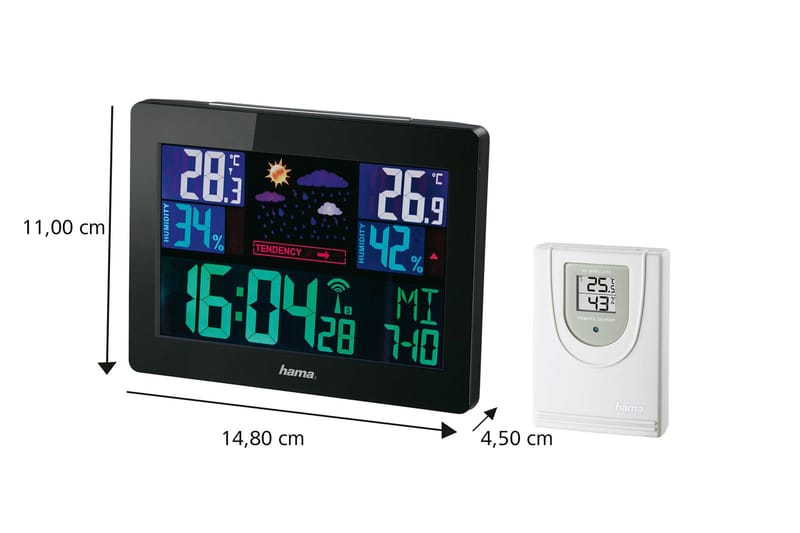 HAMA Vejrstation EWS-1400 - HAMA - Udendørstermometer - Termometer