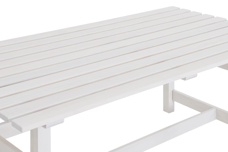 Husarn Spisebord 160 cm Mat Hvid - KWA - Havemøbler - Havebord - Spisebord & havebord