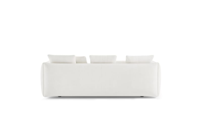 Genifer Sofa 3-personers - Hvid Bouclé - Møbler - Sofaer - 3 personers sofa