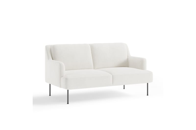 Angele Sofa 2-personers - Hvid Bouclé - Møbler - Sofaer - 2 personers sofa