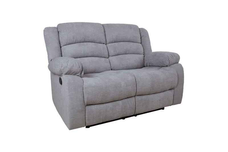 Malina Reclinersofa Lysegrå - Møbler - Sofaer - Recliner sofaer - 2 personers biografsofa & reclinersofa