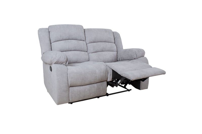 Malina Reclinersofa Lysegrå - Møbler - Sofaer - Recliner sofaer - 2 personers biografsofa & reclinersofa