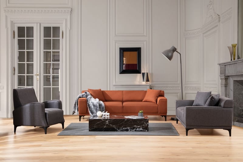 Mississauga Sofa 3-personers - Orange - Møbler - Sofaer - 3 personers sofa