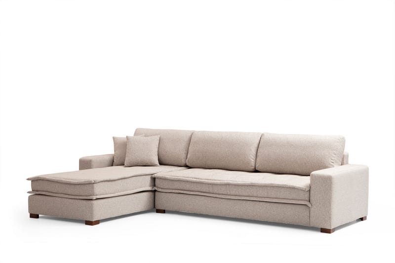 Gladfield Chaiselongsofa 3-personers - Beige - Møbler - Sofaer - Hjørnesofa