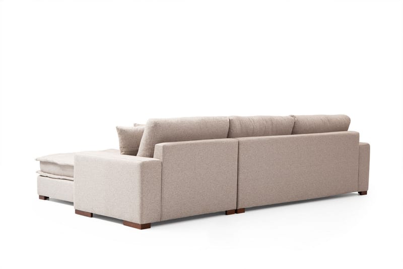 Gladfield Chaiselongsofa 3-personers - Beige - Møbler - Sofaer - Hjørnesofa