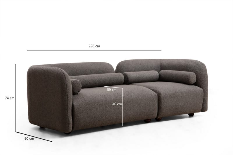 Victoria Sofa 3-personers - Victoria - Møbler - Sofaer - 3 personers sofa