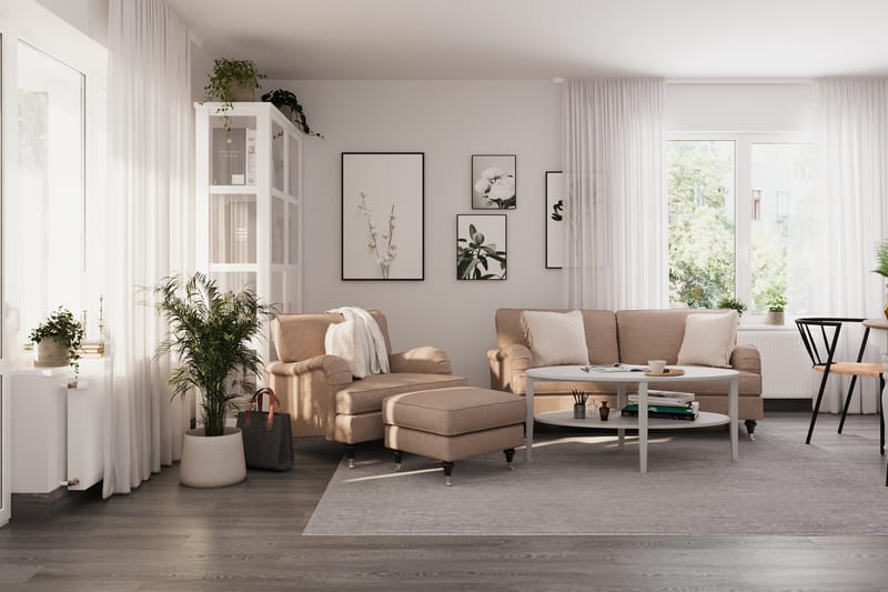 Howard Classic 3-personers Sofa Buet - Mørkbeige - Møbler - Sofaer - Howard sofa