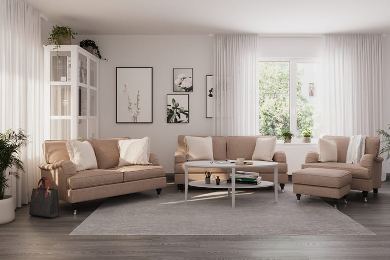 Howard Classic 3-personers Sofa - Mørkbeige - Møbler - Sofaer - Howard sofa