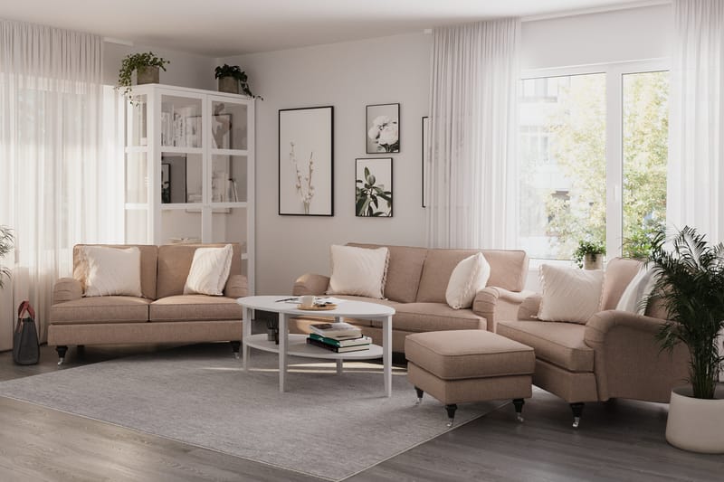 Howard Classic 3-personers Sofa - Mørkbeige - Møbler - Sofaer - Howard sofa