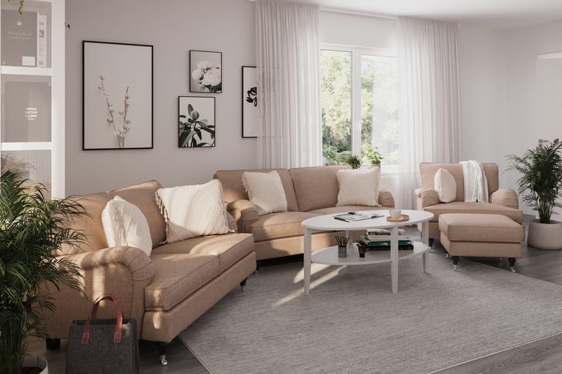 Howard Classic 3-personers Sofa - Mørkbeige - Møbler - Sofaer - Howard sofa