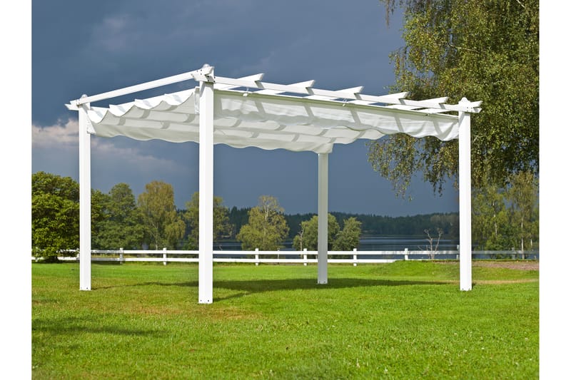 Hillerstorp Pergolux Pergola 3x4 m Hvid - Hillerstorp - Have - Grill - Grill tilbehør - Grilltelt