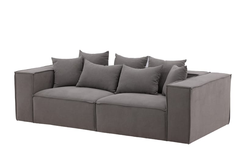 Gillholmen Sofa 2-sits - Sort/Grå - Møbler - Sofaer - 2 personers sofa