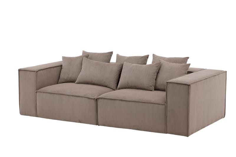 Gillholmen Sofa 2-sits - Sort/Brun - Møbler - Sofaer - 2 personers sofa