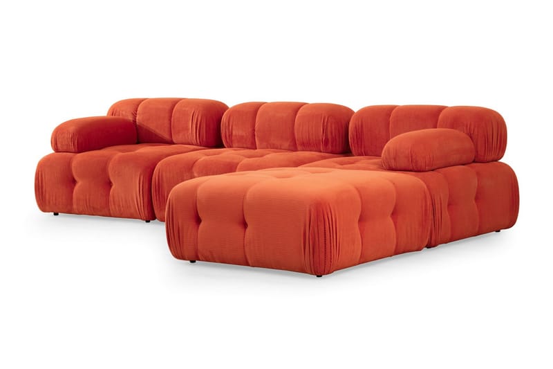 Reverto Modulsofa 3-personers - Rød - Møbler - Sofaer - Modulsofaer - Komplet modulsofa