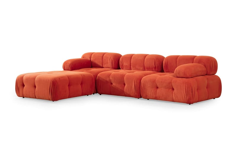 Reverto Modulsofa 3-personers - Rød - Møbler - Sofaer - Modulsofaer - Komplet modulsofa