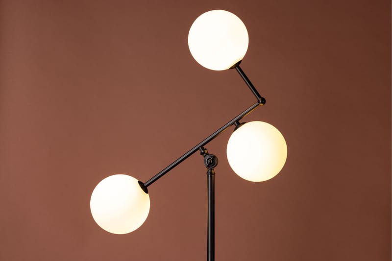 Marsan Gulvlampe 160 cm - Sort - Belysning - Lamper & indendørsbelysning - Soveværelse lampe