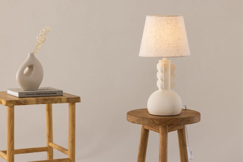 Mellerud Bordlampe 43 cm - Beige - Belysning - Lamper & indendørsbelysning - Vindueslampe - Vindueslampe på fod