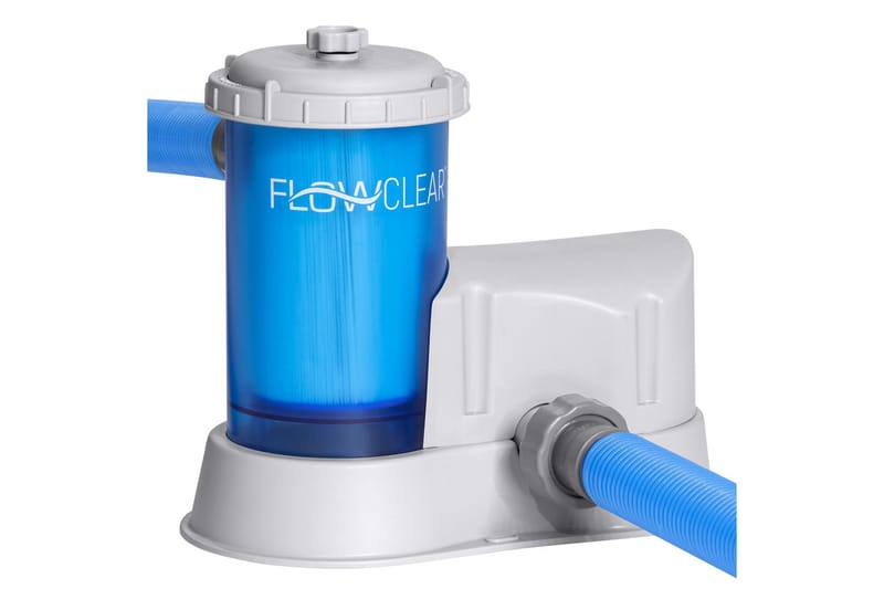 Bestway Flowclear transparent filterpumpe til overjordisk pool Blå - Bestway - Have - Udendørsbad - Poolrengøring - Cirkulationspumpe & pool pumpe