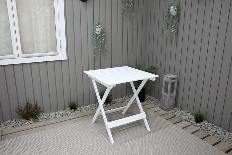 CALAYAN Klapbord 65 cm - Hvid - Havemøbler - Balkon - Balkonmøbler - Altanborde