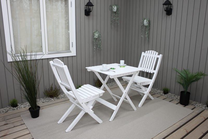 CALAYAN Klapbord 65 cm - Hvid - Havemøbler - Balkon - Balkonmøbler - Altanborde