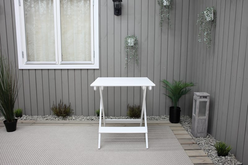 CALAYAN Klapbord 65 cm - Hvid - Havemøbler - Balkon - Balkonmøbler - Altanborde