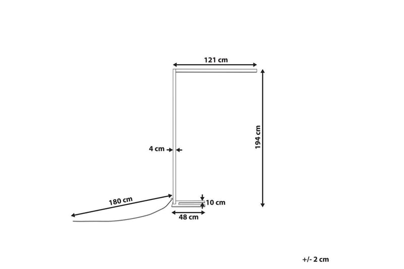 Arikada Gulvlampe 194 cm - Sølv - Belysning - Lamper & indendørsbelysning - Soveværelse lampe