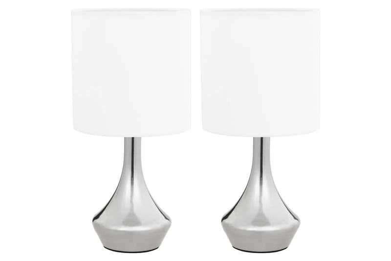 Bordlamper 2 Stk. Touch-Knap E14 Hvid - Hvid - Belysning - Lamper & indendørsbelysning - Bordlampe