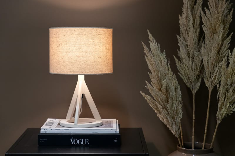 Kona Bordlampe - Hvid/ Beige - Belysning - Lamper & indendørsbelysning - Bordlampe