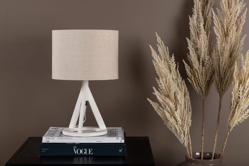 Kona Bordlampe - Hvid/ Beige - Belysning - Lamper & indendørsbelysning - Bordlampe