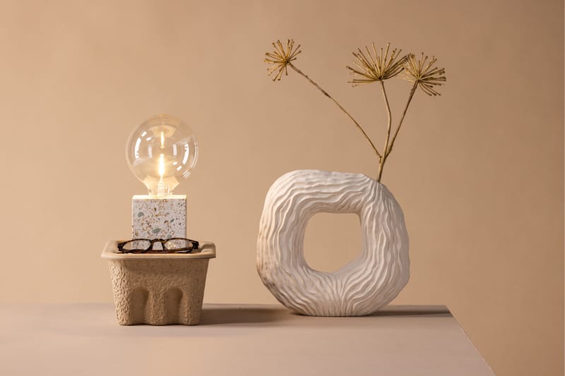 Rilche Bordlampe 9 cm - Grå - Belysning - Lamper & indendørsbelysning - Bordlampe