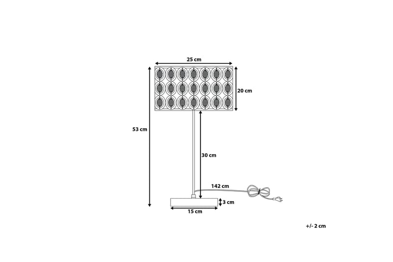 Tenna bordlampe 25 cm - Sølv - Belysning - Lamper & indendørsbelysning - Bordlampe