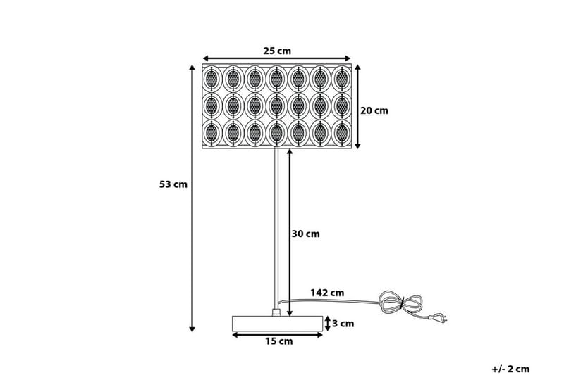 Tenna bordlampe 25 cm - Sølv - Belysning - Lamper & indendørsbelysning - Bordlampe