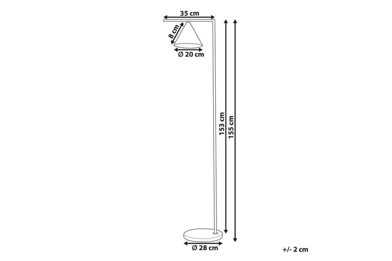 Boreas Gulvlampe 155 cm - Kobber - Belysning - Lamper & indendørsbelysning - Soveværelse lampe