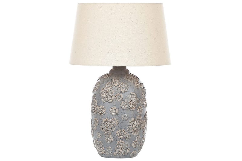 Bracto Bordlampe 46 cm E27 - Grå/Lys beige - Belysning - Lamper & indendørsbelysning - Vindueslampe - Vindueslampe på fod