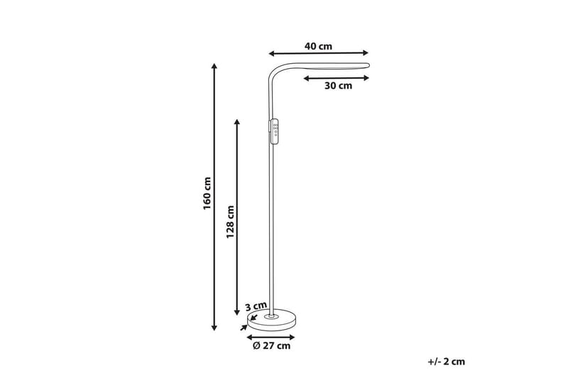 Capraia Gulvlampe 160 cm - Hvid - Belysning - Lamper & indendørsbelysning - Soveværelse lampe