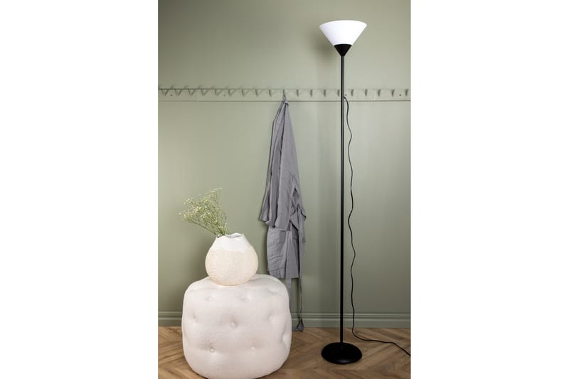 Batang Gulvlampe Sort/Hvid - Belysning - Lamper & indendørsbelysning - Gulvlampe & standerlampe - Uplight gulvlampe