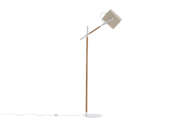 Dennis Gulvlampe - Beige/ Hvid - Belysning - Lamper & indendørsbelysning - Gulvlampe & standerlampe