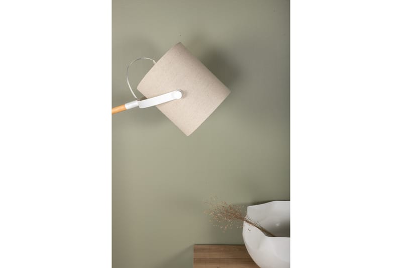 Dennis Gulvlampe - Beige/ Hvid - Belysning - Lamper & indendørsbelysning - Gulvlampe & standerlampe