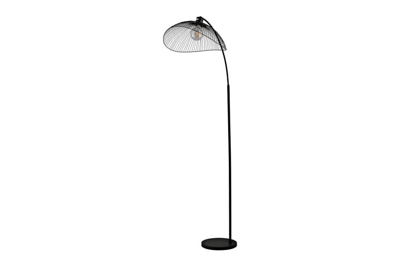 Elsa Gulvlampe Dimmer LED Mellem - Svart - Belysning - Lamper & indendørsbelysning - Gulvlampe & standerlampe - Trearmet gulvlampe