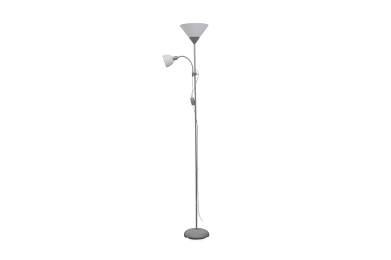 Gulvlampe Grå - Grå - Soveværelse lampe - Stuelampe - Uplight gulvlampe - Gulvlampe & standerlampe