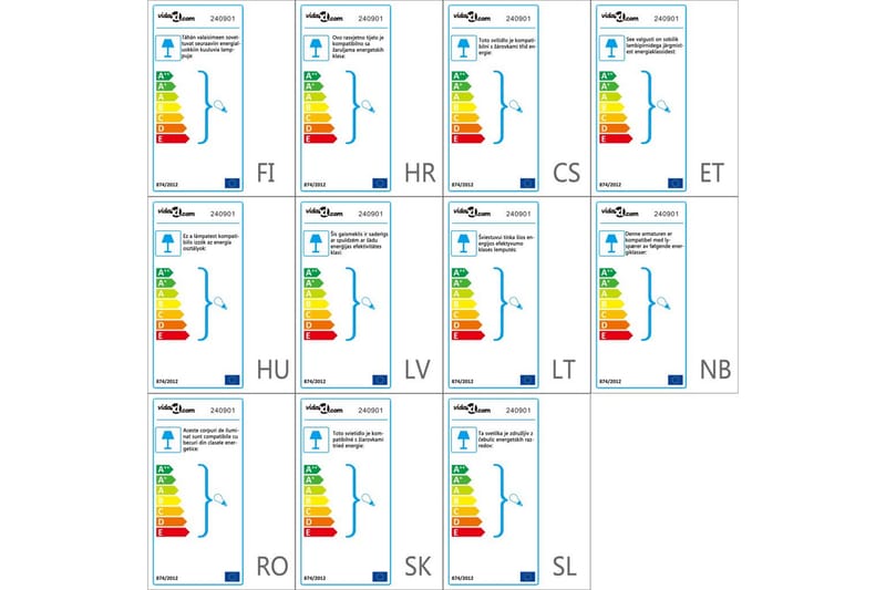 Gulvlampeskærm Med Høj Stander Sort - Sort - Belysning - Lamper & indendørsbelysning - Gulvlampe & standerlampe