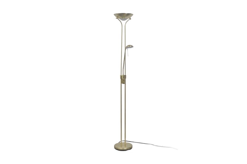 Led-Standerlampe Med Dæmpning, 23 W - Guld - Soveværelse lampe - Stuelampe - Uplight gulvlampe - Gulvlampe & standerlampe