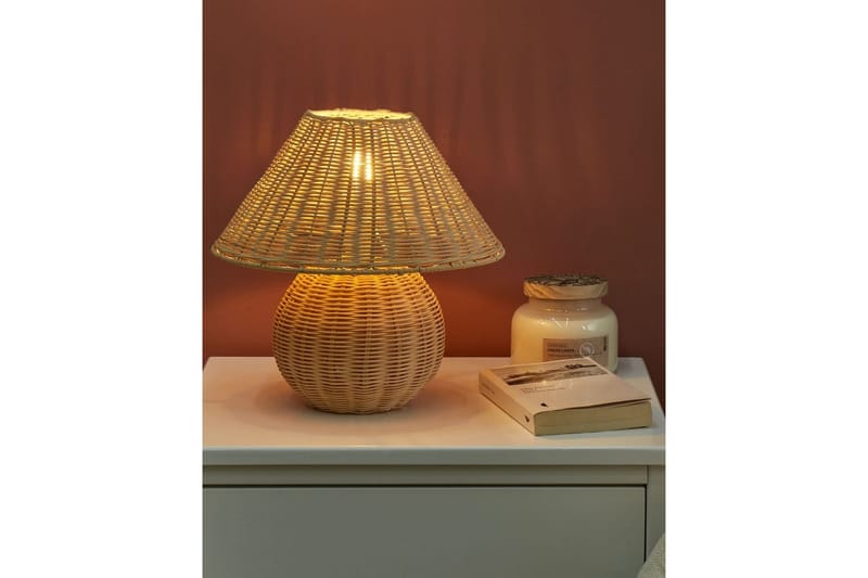 Gyarki Bordlampe 31 cm E27 - Naturlig - Belysning - Lamper & indendørsbelysning - Vindueslampe - Vindueslampe på fod