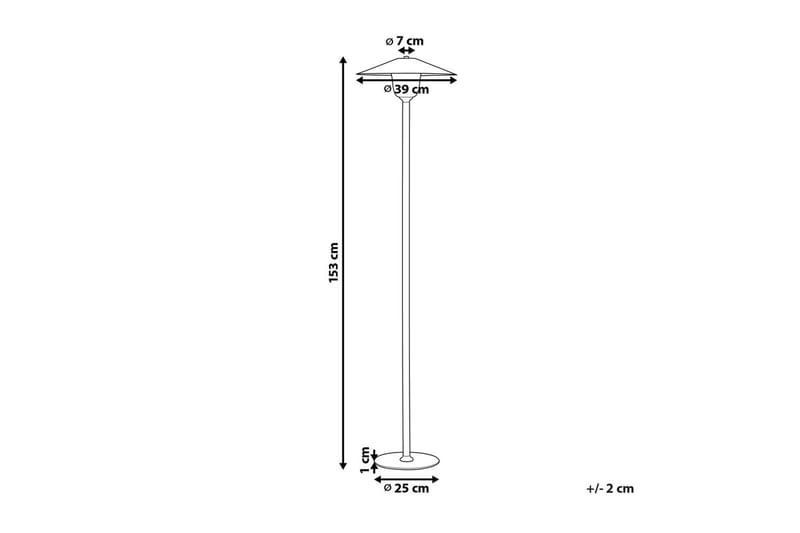 Imbros Gulvlampe 153 cm - Lyst træ/Hvid - Belysning - Lamper & indendørsbelysning - Soveværelse lampe