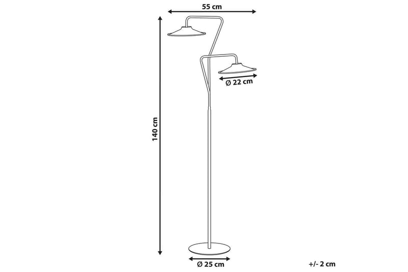 Karpathy Gulvlampe 140 cm - Hvid - Belysning - Lamper & indendørsbelysning - Soveværelse lampe