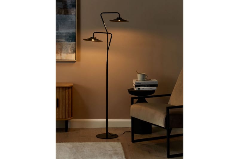 Karpathy Gulvlampe 140 cm - Sort - Belysning - Lamper & indendørsbelysning - Soveværelse lampe