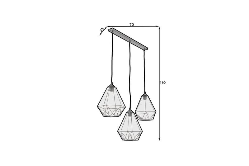 Bendinni Pendellampe Rund - Sort - Belysning - Lamper & indendørsbelysning - Loftlampe - Pendellamper & hængelamper