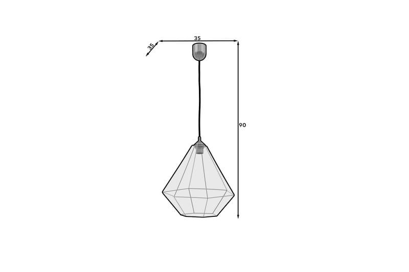 Brevitas Loftlampe - Sort - Loftlampe køkken - Vindueslampe hængende - Vindueslampe - Pendellamper & hængelamper - Soveværelse lampe - Stuelampe