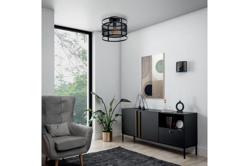 Gormar Plafond - Sort - Belysning - Lamper & indendørsbelysning - Loftlampe - Plafond