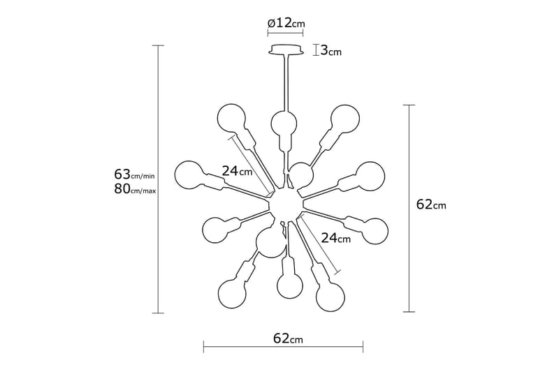 Noor Loftlampe - Sort - Belysning - Lamper & indendørsbelysning - Loftlampe